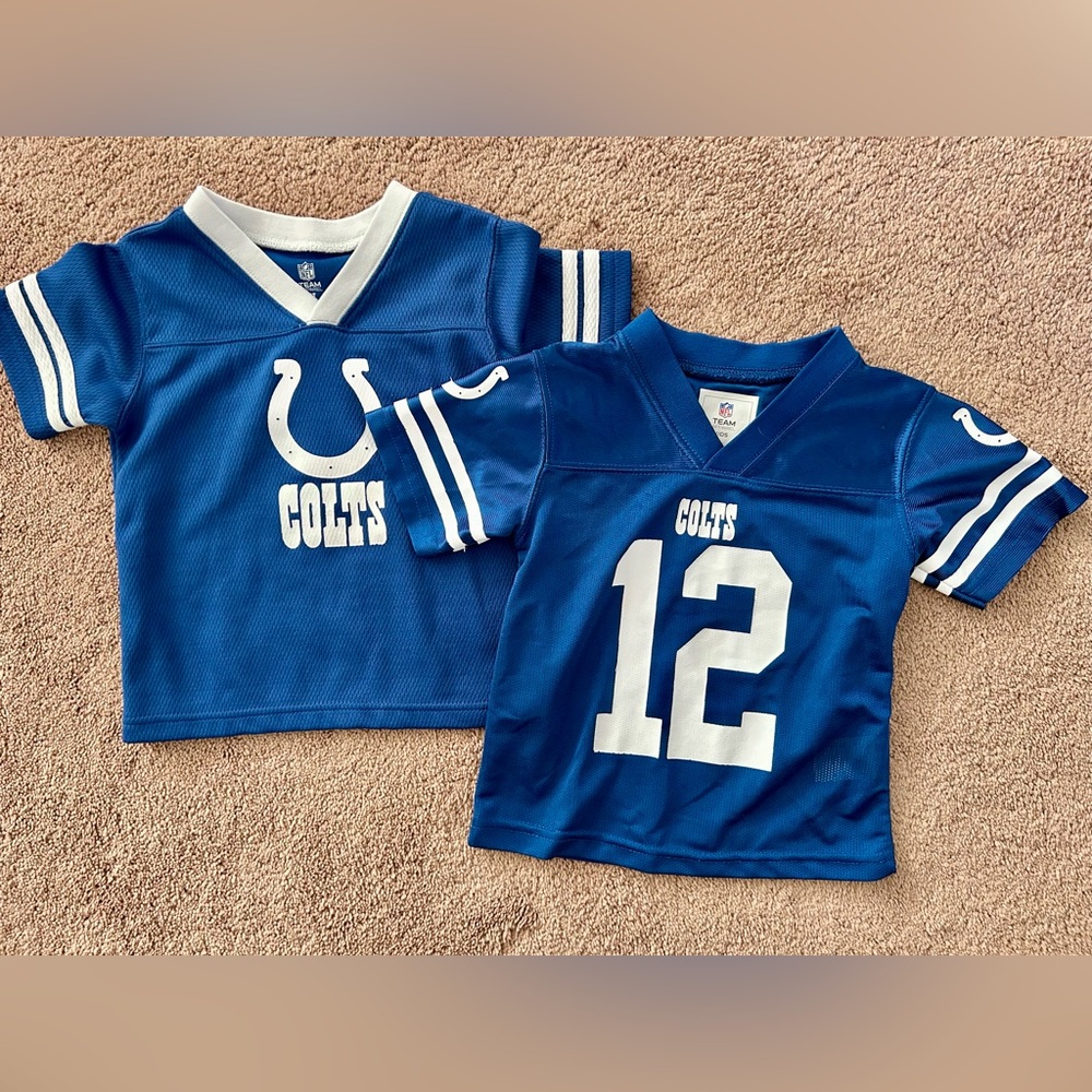 Lot of 2 NFL Colts jerseys size 3T